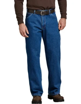 Jeans in denim da carpentiere dalla vestibilità ampia