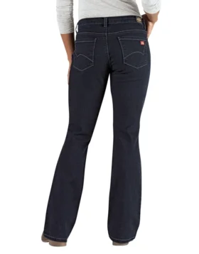 Jeans in denim da donna con gamba a zampa e vestibilità curvy Jeans in denim da donna con gamba a zampa e vestibilità curvy