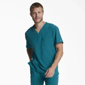 Maglia da lavoro da uomo Eds Essentials con scollo a V da infilare nei pantaloni Maglia da lavoro da uomo Eds Essentials con scollo a V da infilare nei pantaloni