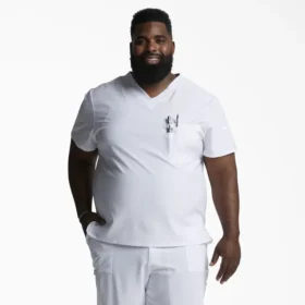 Maglia da lavoro da uomo Eds Essentials con scollo a V da infilare nei pantaloni Maglia da lavoro da uomo Eds Essentials con scollo a V da infilare nei pantaloni