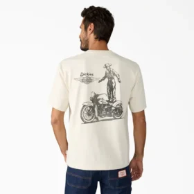 Maglietta con stampa cowboy Dickies X Harley-Davidson® in lavaggio vintage