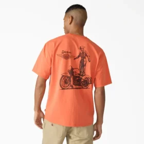 Maglietta con stampa cowboy Dickies X Harley-Davidson® in lavaggio vintage