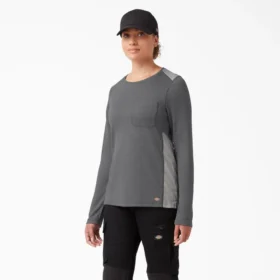 Maglietta da donna Temp-iQ® 365 a maniche lunghe con tasca