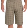 Pantaloncini a quadri con tasche multiuso, vestibilità regolare, 13″ Pantaloncini a quadri con tasche multiuso, vestibilità regolare, 13″