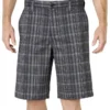 Pantaloncini a quadri Performance Flex da 28 cm, vestibilità comoda e davanti piatto Pantaloncini a quadri Performance Flex da 28 cm, vestibilità comoda e davanti piatto