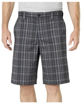 Pantaloncini a quadri Performance Flex da 28 cm, vestibilità comoda e davanti piatto