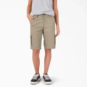 Pantaloncini cargo da donna a vestibilità comoda, 11″