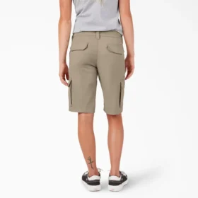 Pantaloncini cargo da donna a vestibilità comoda, 11″