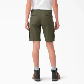 Pantaloncini cargo da donna in ripstop, 9″