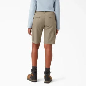 Pantaloncini cargo da donna in ripstop, 9″