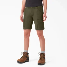 Pantaloncini cargo da donna slim fit rinfrescanti, 10″