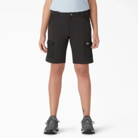 Pantaloncini cargo da donna slim fit rinfrescanti, 10″