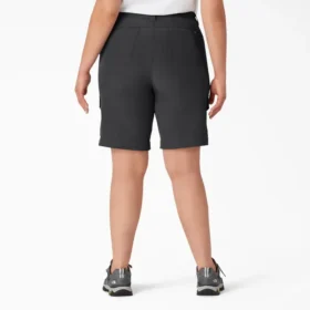Pantaloncini cargo da donna taglie forti, slim fit, 10″