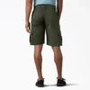 Pantaloncini cargo in tela di cotone con vestibilità comoda e elastica, 11″ Pantaloncini cargo in tela di cotone con vestibilità comoda e elastica, 11″