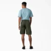 Pantaloncini cargo in tela di cotone con vestibilità comoda e elastica, 11″ Pantaloncini cargo in tela di cotone con vestibilità comoda e elastica, 11″