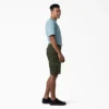Pantaloncini cargo in tela di cotone con vestibilità comoda e elastica, 11″ Pantaloncini cargo in tela di cotone con vestibilità comoda e elastica, 11″