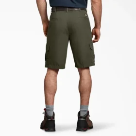 Pantaloncini cargo in tessuto ripstop dalla vestibilità comoda, 11″