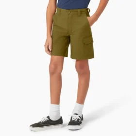 Pantaloncini cargo ripstop per bambini, 4-20