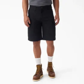 Pantaloncini cargo Tradebuilt in tela di cotone, 11″