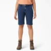 Pantaloncini da carpentiere da donna dalla vestibilità comoda, 11″