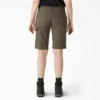 Pantaloncini da carpentiere da donna in tela di cotone, vestibilità comoda, 11″ Pantaloncini da carpentiere da donna in tela di cotone, vestibilità comoda, 11″