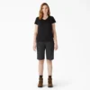 Pantaloncini da carpentiere da donna in tela di cotone, vestibilità comoda, 11″ Pantaloncini da carpentiere da donna in tela di cotone, vestibilità comoda, 11″