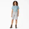 Pantaloncini da carpentiere da donna in tela di cotone, vestibilità comoda, 11″ Pantaloncini da carpentiere da donna in tela di cotone, vestibilità comoda, 11″