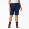 Pantaloncini da carpentiere da donna taglia forte, vestibilità comoda, 11″ Pantaloncini da carpentiere da donna taglia forte, vestibilità comoda, 11″