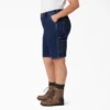 Pantaloncini da carpentiere da donna taglia forte, vestibilità comoda, 11″ Pantaloncini da carpentiere da donna taglia forte, vestibilità comoda, 11″