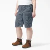 Pantaloncini da carpentiere da donna taglie forti a righe Hickory