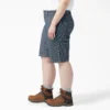 Pantaloncini da carpentiere da donna taglie forti a righe Hickory