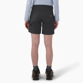 Pantaloncini da carpentiere in tela di cotone per donna, 7″ Pantaloncini da carpentiere in tela di cotone per donna, 7″