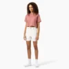 Pantaloncini da donna in tela di cotone, vestibilità regolare, 5″ Pantaloncini da donna in tela di cotone, vestibilità regolare, 5″
