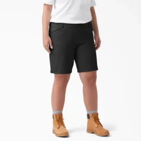Pantaloncini da donna taglie forti con vestibilità comoda e sistema di raffreddamento, 9″ Pantaloncini da donna taglie forti con vestibilità comoda e sistema di raffreddamento, 9″