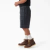 Pantaloncini da lavoro a quadri, 11″