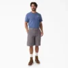 Pantaloncini da lavoro a quadri, 11″
