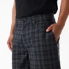 Pantaloncini da lavoro a quadri, 11″