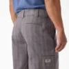 Pantaloncini da lavoro a quadri, 11″
