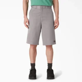 Pantaloncini da lavoro a vestibilità ampia e davanti piatto, 13″ Pantaloncini da lavoro a vestibilità ampia e davanti piatto, 13″