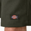 Pantaloncini da lavoro a vestibilità ampia e davanti piatto, 13″