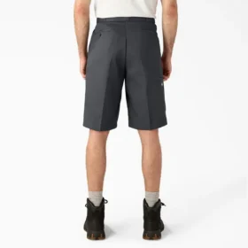 Pantaloncini da lavoro a vestibilità ampia e davanti piatto, 13″
