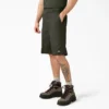 Pantaloncini da lavoro a vestibilità ampia e davanti piatto, 13″