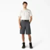 Pantaloncini da lavoro a vestibilità ampia e davanti piatto, 13″ Pantaloncini da lavoro a vestibilità ampia e davanti piatto, 13″