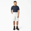 Pantaloncini da lavoro a vestibilità ampia e davanti piatto, 13″