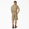 Pantaloncini da lavoro a vestibilità ampia e davanti piatto, 13″