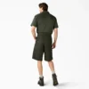 Pantaloncini da lavoro a vestibilità ampia e davanti piatto, 13″