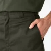 Pantaloncini da lavoro a vestibilità ampia e davanti piatto, 13″