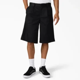 Pantaloncini da lavoro in twill di canapa, 13″