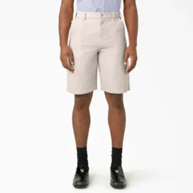 Pantaloncini da pittore in jacquard tono su tono, 28 cm