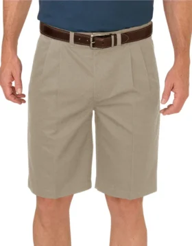 Pantaloncini Dickies in kaki da 10″ con vestibilità comoda e pieghe sul davanti